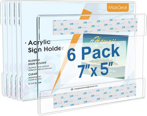 acrylic sign holder 5x7 wholesale.